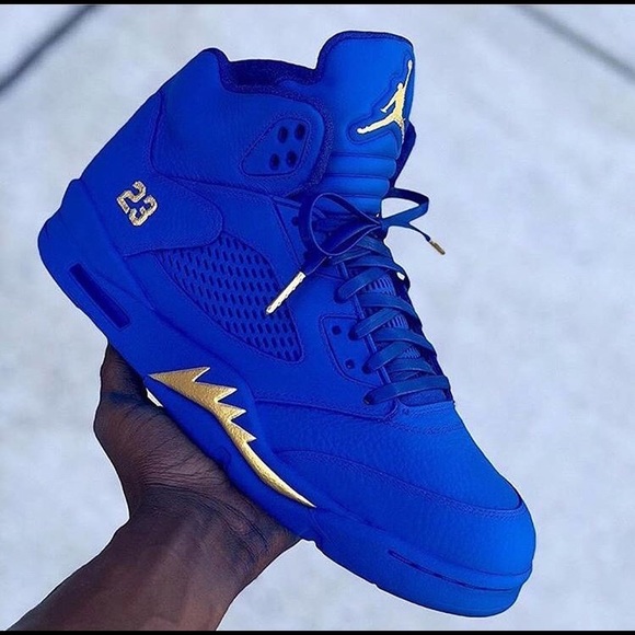 all blue 5s